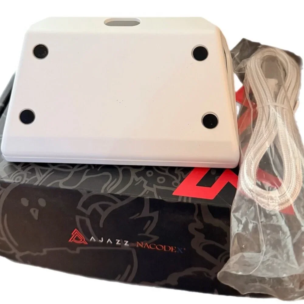 AJAZZ AKP153 Wired Desktop Studio Controller Keypad White MPN AKP153E with Cable